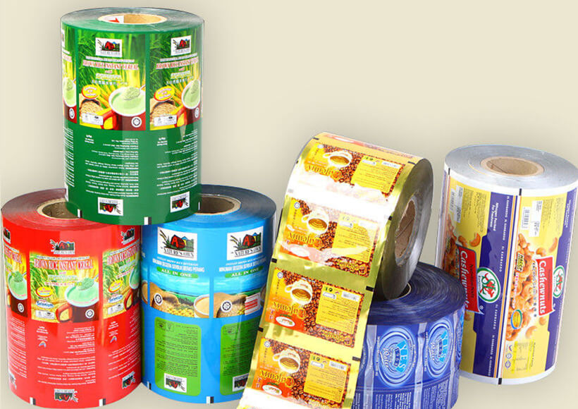 Stretch Grain Plastic Packing Roll Film Solid Food
