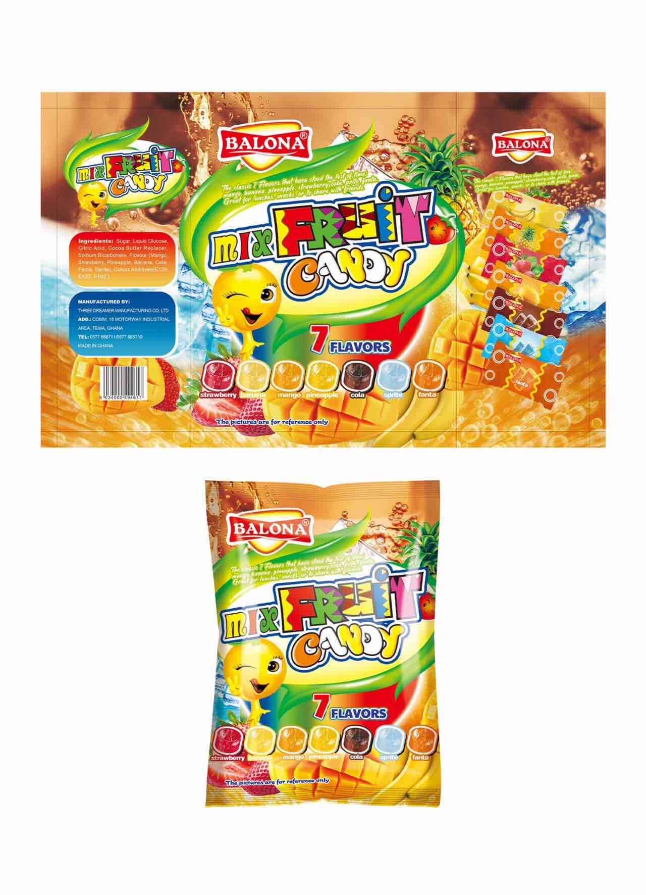 Flexible Clear Plastic Packing Roll Film For Candy