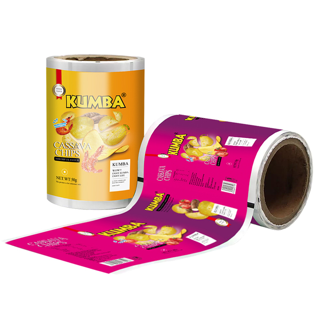 Stretch Grain Plastic Packing Roll Film Snack