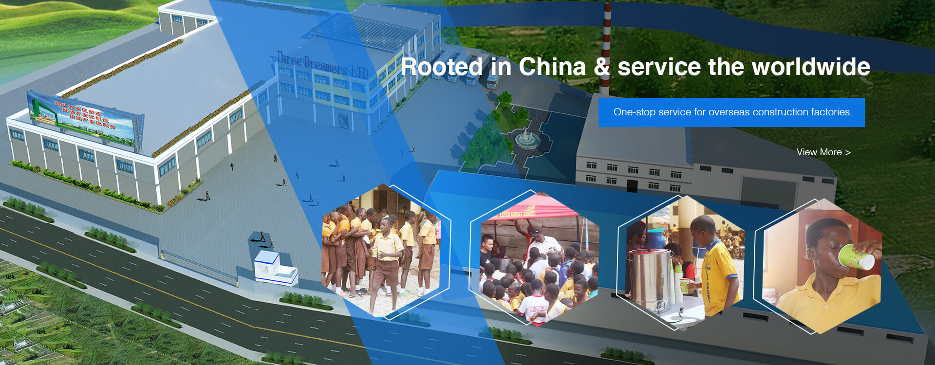 one step service for oversears construction factories