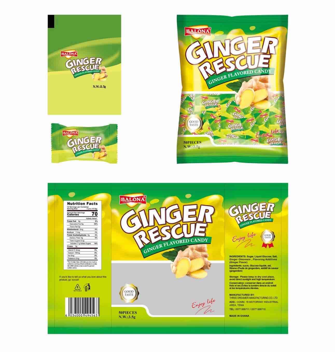 Stretch Roll Plastic Packing Film Snack