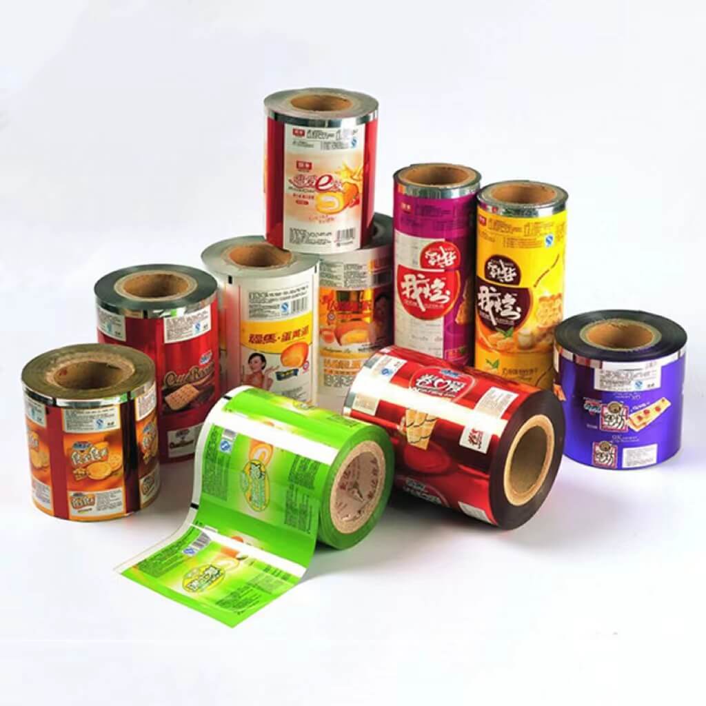 Flexible Roll Plastic Packing Film Solid Food