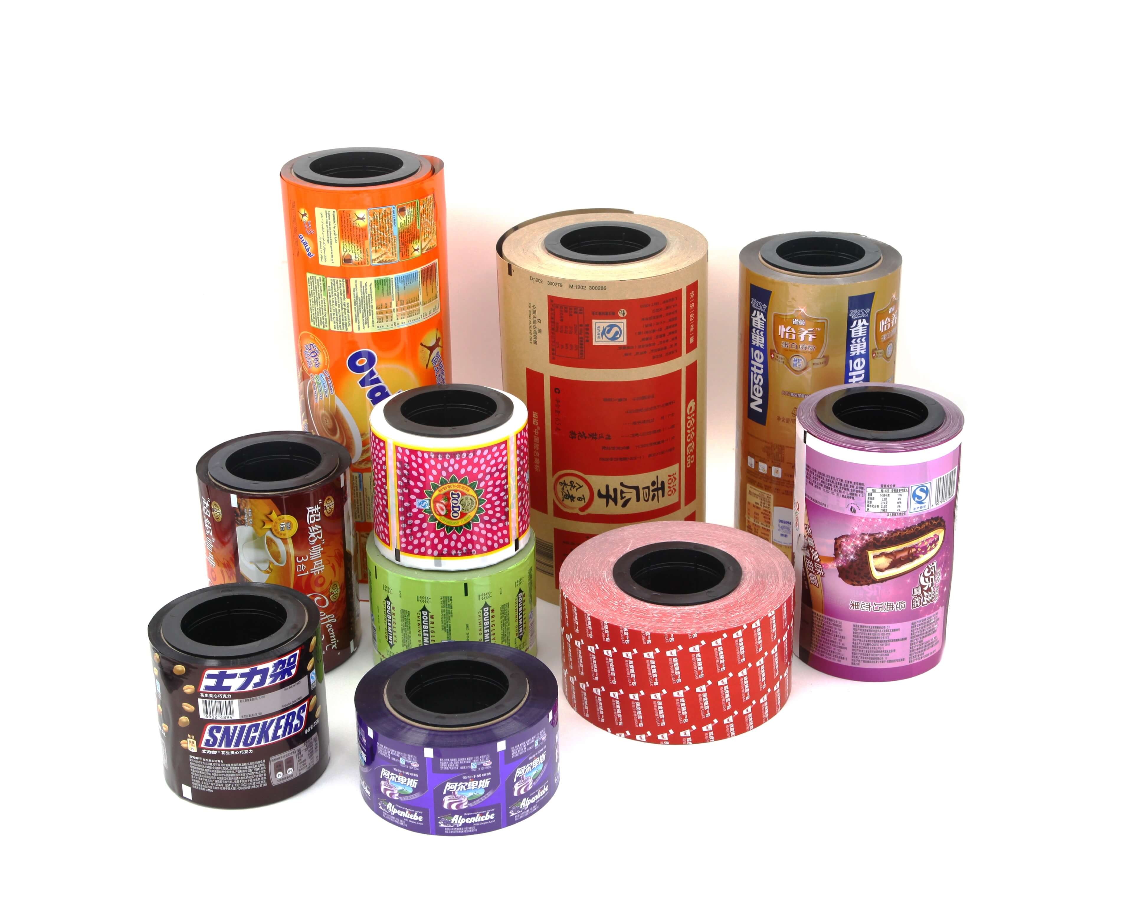 Stretch Grain Plastic Packing Roll Film Snack