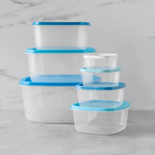 Stretch Clear Plastic Packing Container For Food