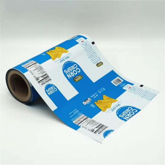 Flexible Roll Plastic Packing Film Solid Food